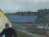 The Wreck, Innis Oir by Ita Quilligan, oil on board, sold Aug 2016