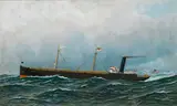 Antonio Jacobsen, The ship S.S. Satilla at sea