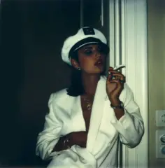 Yvonne Khan for Bucherer, Lucerne by Bruno Bisang, 1980, Unique color Polaroid, offered Aug 2016