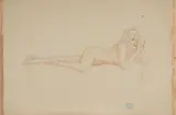 Alberto Vargas, Cocktail Hour, April, Eh-Ehh!!!, pencil and colored pencil on tracing paper