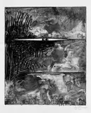 Jasper Johns, Painting with two balls (grays)“. 872, Serigraphie auf Velin (Prägestempel: J.GREEN)