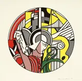 Roy Lichtenstein, The Solomon R. Guggenheim Museum Poster, 1969, Farbserigraphie auf Rives-Velin