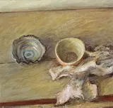 Stilleben by Klaus Fußmann, 1975, Öl auf Leinwand, sold May 2008
