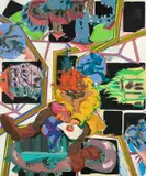 Peter Stauss, Sightseeing, 2000, Öl auf Leinwand