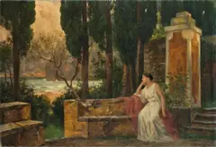 Karl Armbrust, Iphigenie, 1908, Öl auf Leinwand
