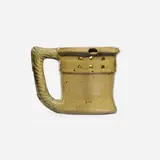 George E. Ohr, Puzzle mug, 1898-1910, glazed earthenware