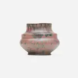 Vase by George E. Ohr, 1898-1910, glazed earthenware, sold Jan 2021
