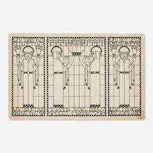Dard Hunter, Untitled (Study for a Viennese Restaurant), c. 1908, ink and watercolor on illustration board
