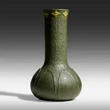Grueby Faience Company, Rare and Large vase, 1898-1910, glazed earthenware