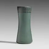 Rare vase by Marblehead Pottery, 1908-20, glazed earthenware, sold Jan 2021