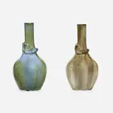 Fulper Pottery, Salamander vases, pair