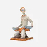 Gudrun Baudisch for Wiener Werkstätte, Untitled, c. 1927, glazed terracotta