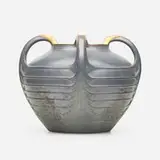 Paul Dachsel, Amphora four-handled vase, c. 1904, glazed and gilt earthenware