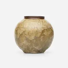Vase by Émile Decoeur, c. 1925, glazed stoneware, sold Jan 2021
