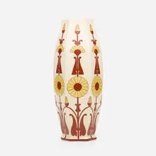 Arabia, Fennia Sunflowers vase, 1902-20, glazed porcelain