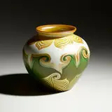 Quezal, Vase, c. 1910, hand-blown glass