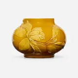 Vase with magnolias by Josephine Day for Chelsea Keramic Art Works, c. 1880, glazed earthenware, sold Jan 2021