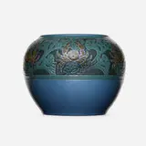Arthur Eugene Baggs for Marblehead Pottery, Rare vase with crabs