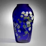 Monumental A Murrine Floreali vase by Vetreria Artistica Barovier, c. 1920, internally decorated glass with murrines and polychrome threads, sold Dec 2024