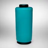 Tomaso Buzzi, Rare Turchese e Nero vase, model 3297