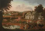 An English country idyll by English School, oil on canvas, sold Jan 2017
