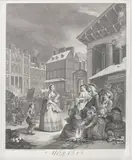 William Hogarth, The Four Times of the Day (Paulson 146-149)