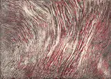 Jupp Lückeroth, Krümmung, 1957, Mischtechnik auf Leinwand