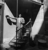 Robert Capa, Paris, September 1944, Pablo Picasso verlässt sein Atelier