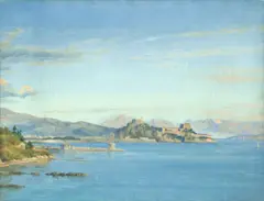 Thorald Læssøe, Korfu, Um 1850, Öl auf Leinwand