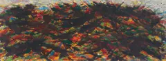 Max Uhlig, Tempelberg, 1980, Öl auf Leinwand
