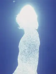 Guest 12.35pm 13th Aug“, aus der Serie „Guest“, seit 1993 by Christopher Bucklow, 2001, Cibachrome, Photogramm, 2001. Unikat, sold Jul 2020