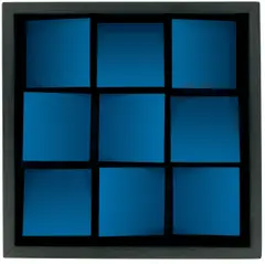 Klaus Staudt, Ohne Titel (MI VIII / CB 602), 1971, Objektkasten: Holz, Acrylglas und Karton