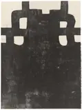 Eduardo Chillida, Gurutze Gorria III, 1984, Lithographie auf Arches Velin