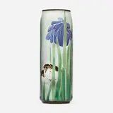 Kathryn E. Cherry for University City, Vase, 1911, glazed and china-painted porcelain