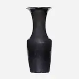 Rare vase by Frederick Hurten Rhead for Rhead Pottery, 1914-17, Mirror Black glazed earthenware, sold Jan 2021