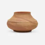 Vase by George E. Ohr, 1906, scroddled bisque earthenware, sold Jan 2021
