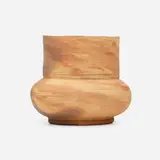 Vase by George E. Ohr, 1906, scroddled bisque earthenware, sold Jan 2021