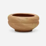 Vase by George E. Ohr, 1906, scroddled bisque earthenware, sold Jan 2021