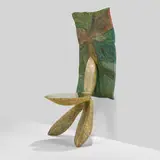 Wendell Castle, Patent Pending, 1993, acrylic-painted jelutong, mahogany veneer