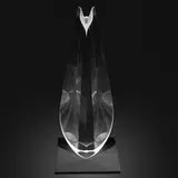 Christopher Ries, Guardian, 2002, cut, ground, and polished optical crystal