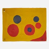 Sun tapestry by Alexander Calder, 1974, hand-woven maguey fiber, sold Sep 2020