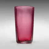 Carlo Scarpa, Triangular Corroso vase, model 3538, c. 1936, iridized corroso glass