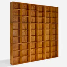 Mogens Koch, Bookcases, set of nine, c. 1960, pine