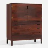 Svend Langkilde, Cabinet, c. 1965, rosewood, brass