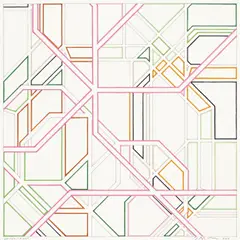 United Talent by Sarah Morris, 2006, Tinte und Gouache auf Karton, sold Nov 2014