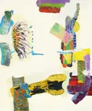 Pia Fries, Sapún, 1997, Öl auf Holz