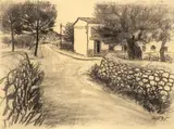 Werner Heldt, Strasse auf Mallorca