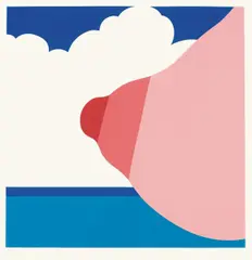 Seascape by Tom Wesselmann, 1967, Farbserigraphie auf Karton, sold Dec 2012