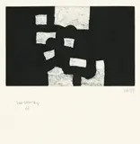 Eduardo Chillida, Bultzada, 1983, Aquatinta und Kaltnadel auf Velin