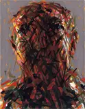 Max Uhlig, Bildnis Mário Calábria, 1990, Öl auf Leinwand